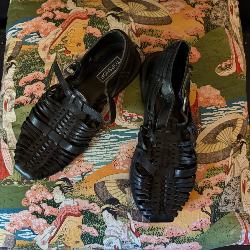 Topshop Black Women's Sandals